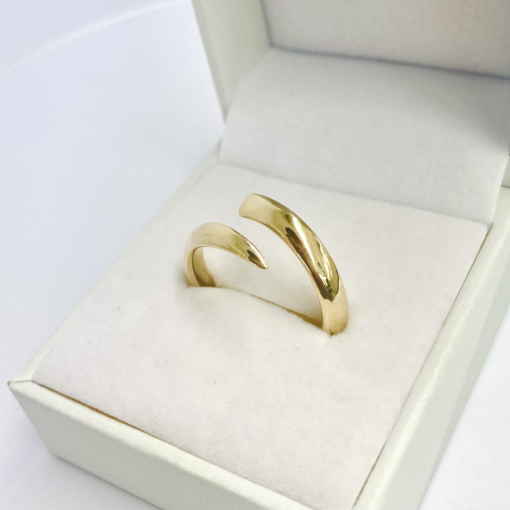Tusk Designed Gold Ring - 9KY (375)