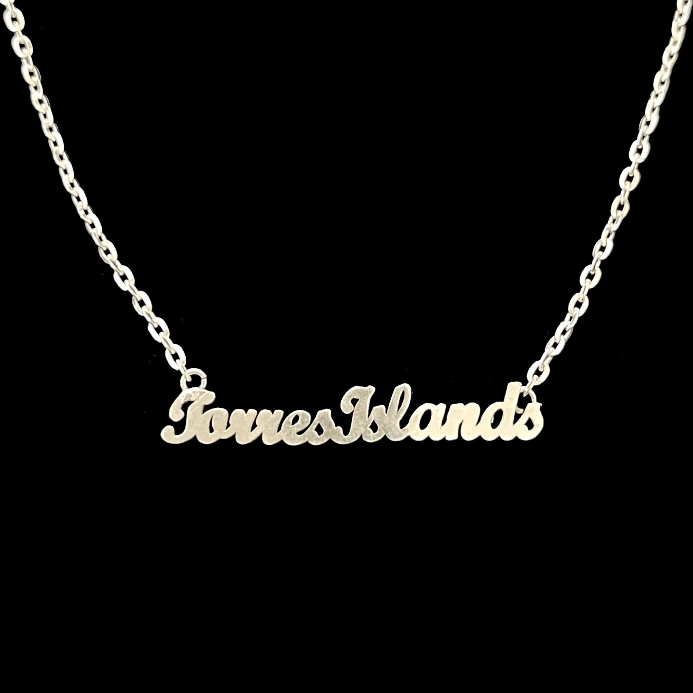 “Torres Islands” Name Necklace Sterling Silver (925)