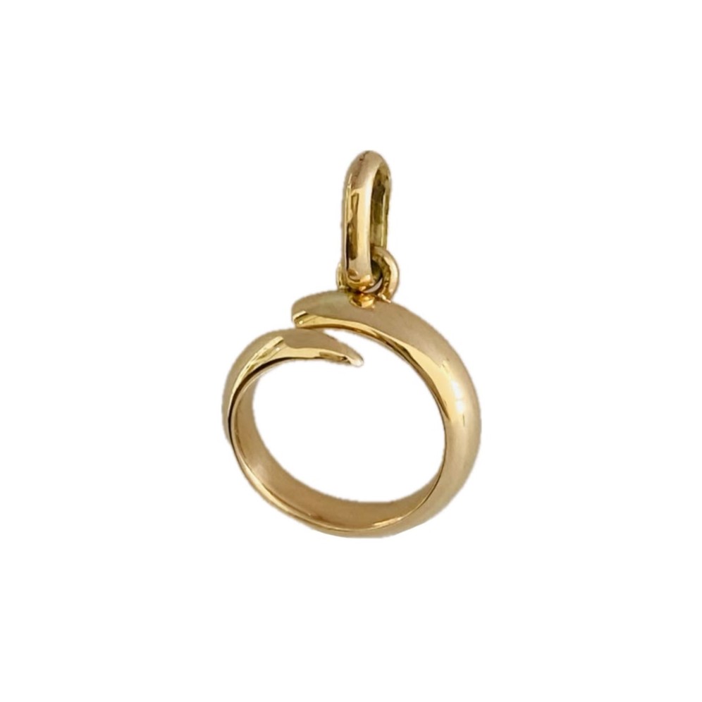 Tusk gold pendant